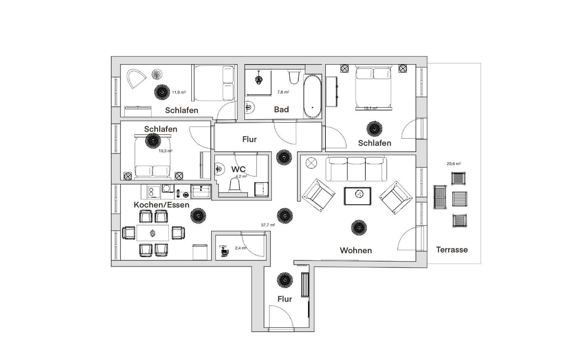 Pineapple Apartments Dresden Altstadt I - 117 Qm - 1X Free Parking Esterno foto